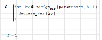 how to programmatically define parameters and assign values - SMath