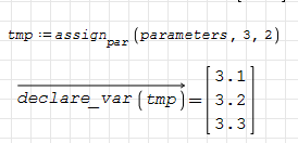 how to programmatically define parameters and assign values - SMath