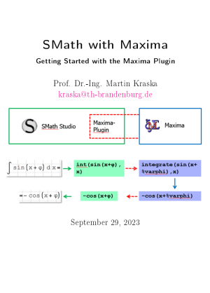 Početak rada sa dodatkom Maxima.