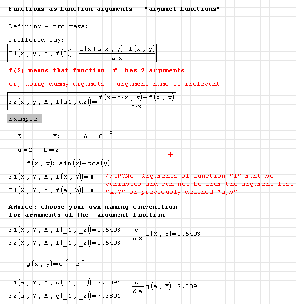 function as function argument