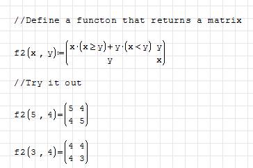 funny matrix function