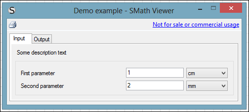 units handling of the executable